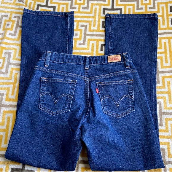 Levi’s Jeans Blue Juniors Womens 7 Large - Picture 2 of 7